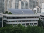 인천시 청사 태양광발전 설치 가동