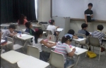 동명대 학생들의 초등생 지식나눔 활동 장면1