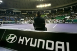 현대자동차(회장 정몽구)는 지난 2일 잠실 학생체육관에서 열린 『현대카드 슈퍼매치XI 노박 조코비치 vs 앤디로딕』경기에 참가한 주요 선수들에게 에쿠스 및 제네시스 등 총 6대를 