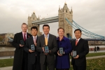 11월 2일 (현지시간) 영국 런던 소재 타워 브릿지 앞에서 삼성전자와 영국 관광청(Visit Britain)이 2012년 런던 올림픽을 맞이하여 편하고 유익한 영국 방문을 위한 