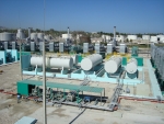 현대중공업이 2007년 아이티 수도 포르토프랭스(Port Au Prince)에 설치한 이동식 발전설비(PPS) 모습