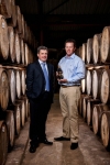 2010 Ballantine's Championship winner, Marcus Fraser and Ballantine's Master Blender, Sand