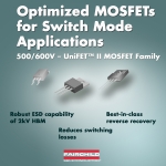 페어차일드 반도체, 소비가전 파워 컨버터에 최적화 된  UniFET™ II MOSFET 개발