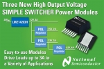 내셔널 세미컨덕터, SIMPLE SWITCHER 전력 모듈 제품군에 3개의 고출력 전압 제품 추가