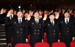 고려대학교 학군단 임관·승급·입단식… 첫 ROTC 여후보생 5명도 함께 입단