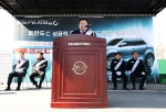 쌍용차, 코란도C 출고 기념식 갖고 본격 출시 개시