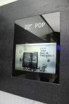 22" transparent LCD panel booth showcased in FPD(Flat Panel Display) China 2011