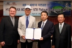 현대자동차•기아자동차가 27일(수) 서울 임피리얼 팰리스 호텔에서 제주도의 ‘세계 7대 자연경관’ 선정을 지원하기 위해 ‘뉴 세븐 원더스(New 7 Wonders) 재단’과 후원 