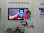 폴리콤, '월드 IT쇼(WIS)’에서 삼성전자 갤럭시 탭 통한 HD급 영상회의 솔루션 ‘m500’ 첫 공개