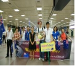 대구공항 호주 환영행사