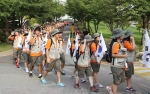 동명대학교  국토대장정 장면1