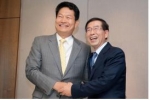 송영길 인천시장, 박원순 서울시장 후보와 만남 가져