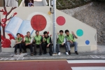 부산사회복무교육센터, 동주여중 앞 벽화지원활동 눈길