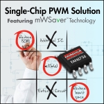 페어차일드코리아반도체, 업계 최고 수준인 30mW 미만의 대기 전원 제공하는 단일 칩 솔루션 개발