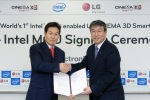 Left: Hee-Sung Lee, Country Manager of Intel Korea  Right: Seog-ho Ro, Senior Vice President of LG H