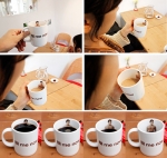 커피 마시면 벗는 일명 ‘원 샷 머그컵’ 화제