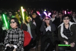 LG전자가 18일 중국 상하이 ‘국제체육중심’에서 열린 ‘김장훈 콘서트’를 공식 후원했다. 사진은 LG 시네마 3D 안경을 쓰고 오프닝 영상을 감상하고 있는 중국 관객들.