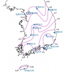 벚꽃 개화 예상시기