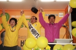 7일 저녁8시 중화역 사거리에서 한명숙대표가 중랑을 박홍근 후보의 지원유세를 펼치고 있다.