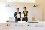 현대차는 26일(현지시간) 오후 유럽 경제 회의(European Business Summit)가 열리는 벨기에 브뤼셀 광장 행사장에서 유럽 최대 경제교육 NGO인 ‘JA-YE 유럽