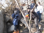 산불감식 현장교육 장면