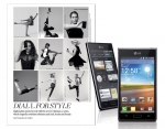 LG OPTIMUS L-SERIES TO DEBUT IN PEROU FASHION SPREAD