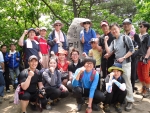 청계산 매봉에서 기념촬영