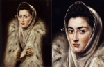엘 그레코(El Greco) 모피 목도리를 두른 여인
[영국 글래스고의 폴록 하우스 소재]