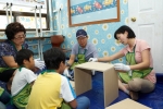 건국대학교가 운영하는 서울 광진구 자양동 프리미엄 시니어타워‘더 클래식 500(대표 강병직)’의 자원봉사단은 돌봄을 필요로 하는 지역 아동을 위한 공간인 광진구 새날지역아동센터에서