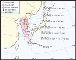 제7호 태풍 ‘카눈(KHANUN)' 예상진로