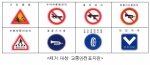 제거 대상 교통표지판