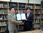 (좌) 서강대학교 게임교육원 허구생 원장 (우) 그라비티 어드민센터 이내성 부장