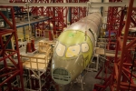 Assembly of First Flight Test Vehicle for Bombardier CSeries Aircraft Underway