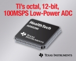 TI, 의료 및 산업용 영상 애플리케이션을 위한 최저전력 8채널 100MSPS ADC 출시
