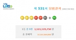 2월 첫째 주 토요일인 2일, 나눔로또 531회 추첨 결과 로또 1등 당첨번호는 1, 5, 9, 21, 27, 35 보너스 45로 발표됐다.