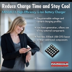 페어차일드의 환경친화적 배터리 충전기, 충전 시간 및 USB 주변 장치 전력 절감