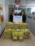 기부미, 쌀 500kg 지역아동센터에 지원