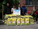기부미결식아동지원센터, 기부미 쌀화환 580kg 금천지역아동센터에 기부