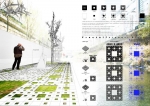 서울특별시 보도블록 창작디자인 공모전 수상작- 최우수상 수상자 장인수 작품  프랙탈 패턴을 활용한 다공성 보도블록 디자인