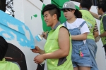 사회복무요원 및 대학생들로 이루어진 재능나눔 봉사동아리 사회복무벽화지원단이 지난 6월 15일 부산시 동구 수정동에 위치한 동구노인종합복지관을 방문하여 삭막한 벽면에 여름향기 가득한