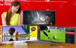 LG전자가 21:9 화면비율을 적용한 일체형PC, 소형TV, 모니터 등 시네뷰 풀라인업을 선보이고 있다.