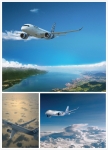 Bombardier Aerospace가 최초의 CSeries 항공기 비행 테스트 비행기(FTV1)에 대한 지반 진동 테스트 및 소프트웨어 업그레이드와 관련 테스트를 완료했다고 발표