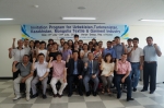 한국폴리텍대학 섬유패션캠퍼스는 8일 캠퍼스 산학협력관 2층에서 중앙아시아 4개국의 섬유‧봉제인력 연수생 입교식을 개최했다. 중앙아시아 4개국 섬유봉제인력 연수 참여자들