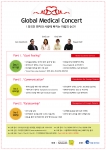 글로메디스와 마이덴티의 글로벌 메디컬 콘서트 포스터