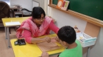 Hands-on-training  for Autism children in Miral school.