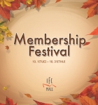 IFC 몰은 10월 1일부터 31일까지 한 달 간, IFC 몰 멤버십 가입 고객에게 다양한 혜택을 제공하는 멤버십 페스티벌을 통해 신규 회원은 물론, 모든 멤버십 고객을 위한 풍성