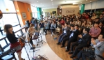 10월 16일(수) 한국기술교육대 교내 카페 ‘대즐’에서 열린 여성 2인조 그룹 올리네이프의 흥겨운 팝&재즈 공연