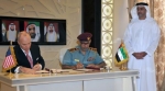사이프 빈 자이드 알 나하얀 (H.H. Sheikh Saif bin Zayed Al Nahyan) 중령이 참석한 가운데, 아부다비 경찰청 인사 국장인 모하메드 빈 알 아와디 알 멘