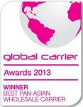 Global Carrier Awards 2013 - Best pan-Asian Wholesale Carrier, NTT Communications