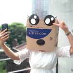 롯데닷컴 페이스북 캐릭터 박스녀